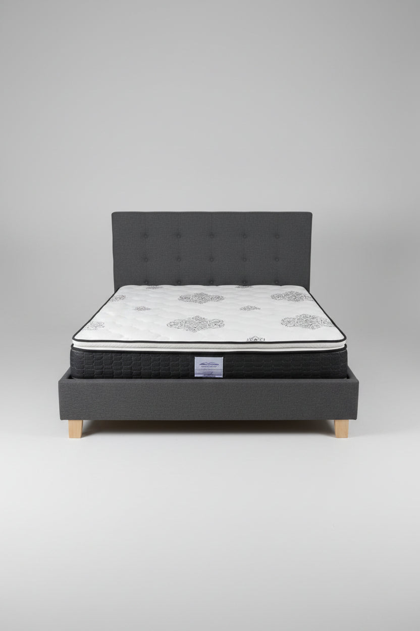 Queen Bed Frame & Dream Mattress Bundle