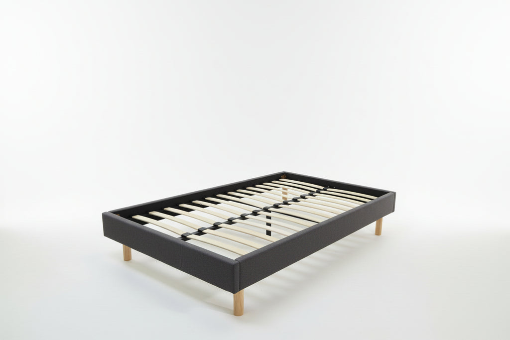 Grey Single Bed Frame