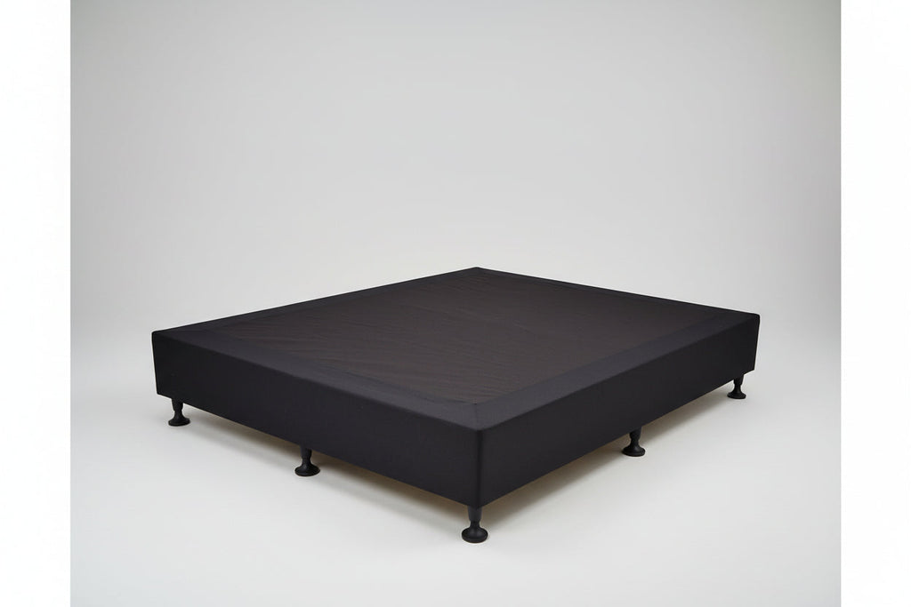 Standard Black Bed Base - Real Hardwood Construction