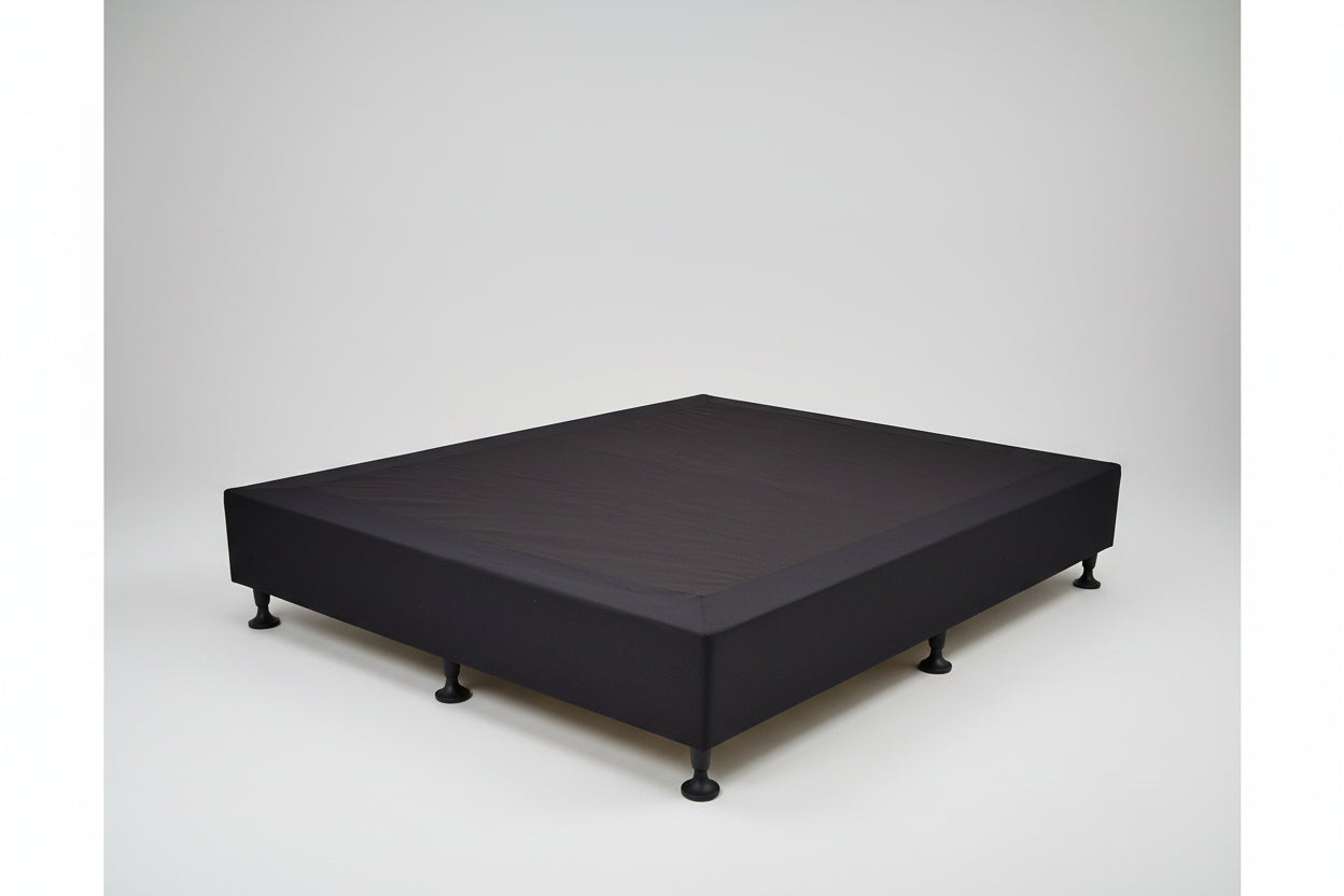 Standard Black Bed Base - Real Hardwood Construction