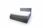 Grey Bed Frame with Inbuilt drawers