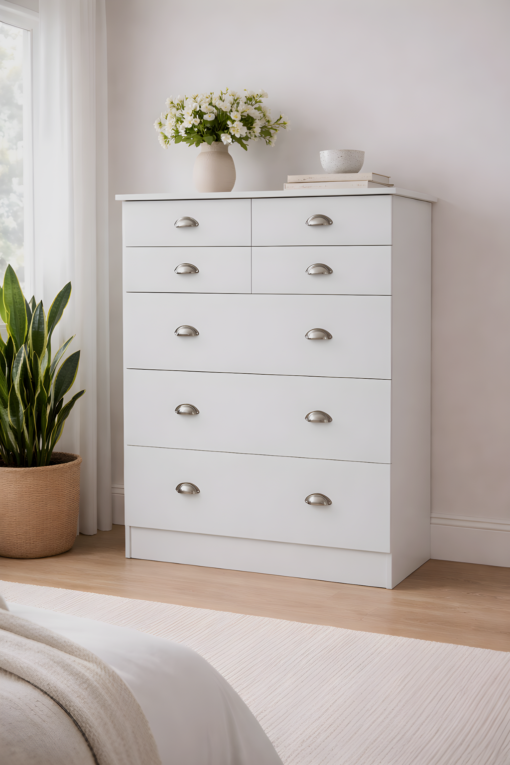White Tallboy - Drawer