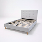 White Upholstered Bed Frame - Super King