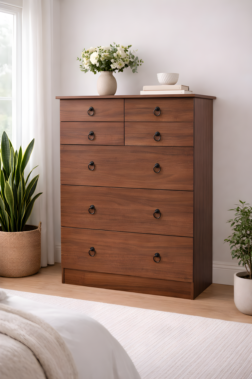 Brown Tallboy Drawer